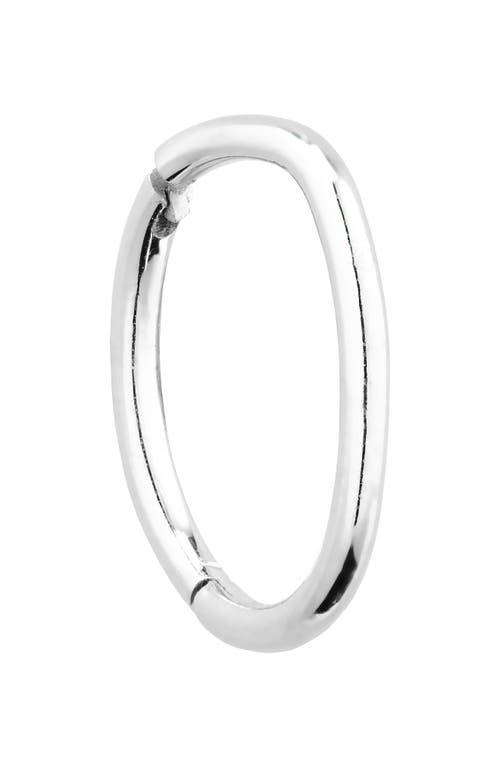 Maria Tash 14k Gold Plain Clicker In Metallic