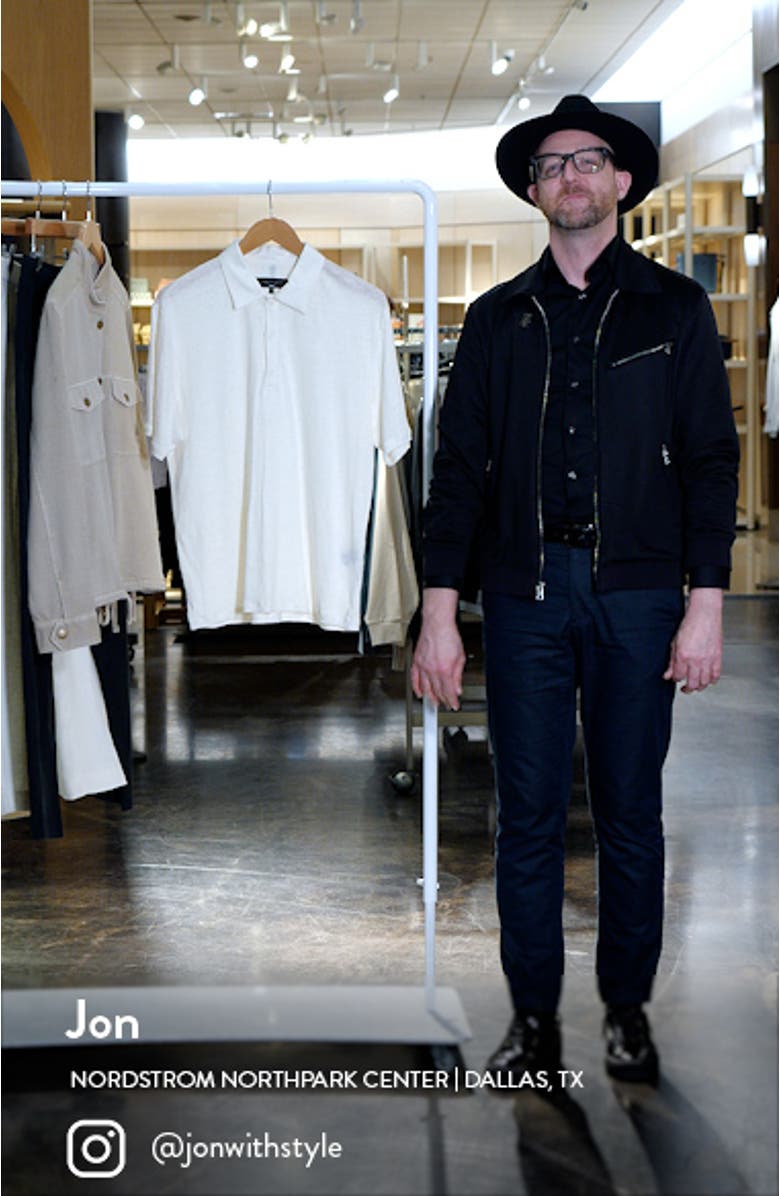 Classic Fit Solid Slub Jersey Polo, sales video thumbnail