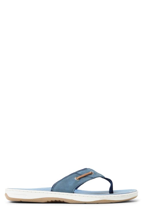 Sperry Baitfish Flip Flop In Dust Blue