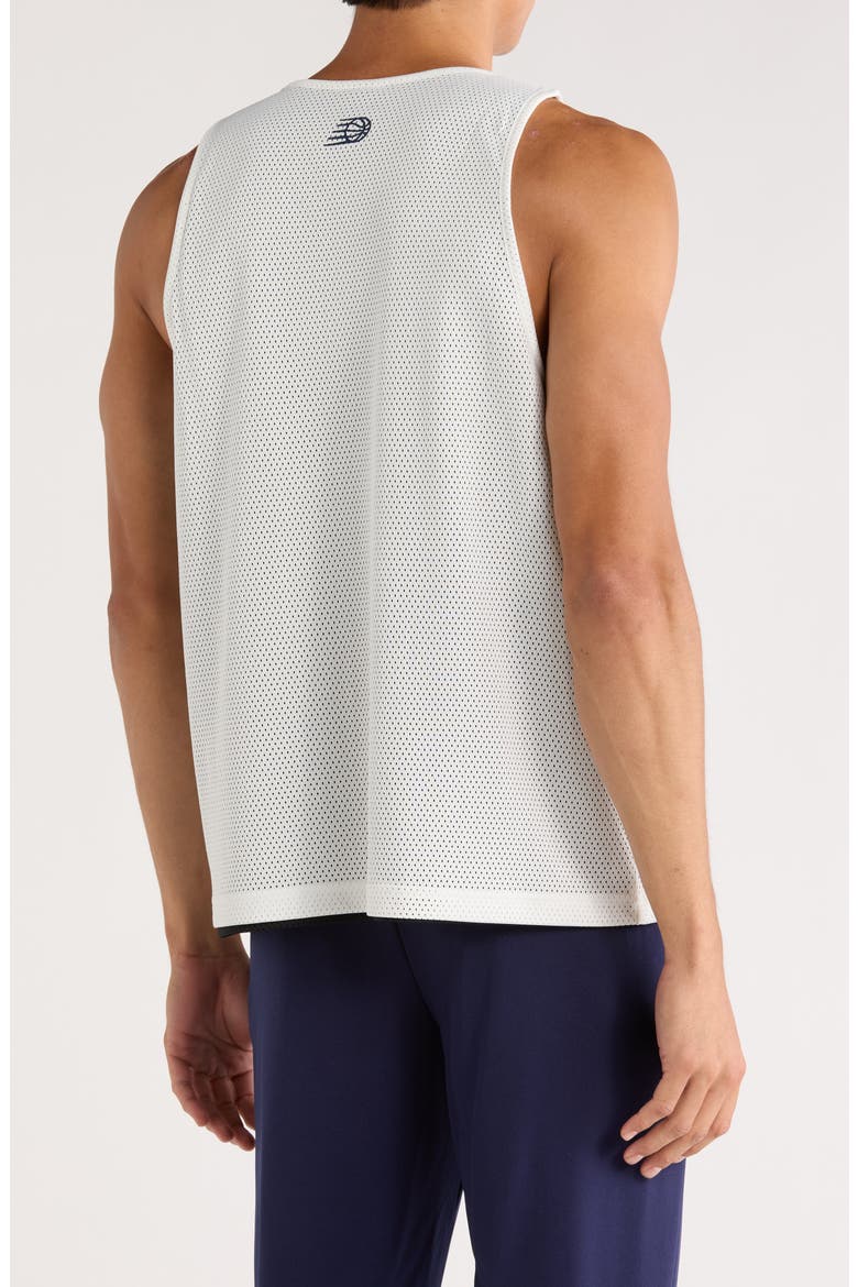 Game Reversible Mesh Jersey Tank, Alternate, color, WHITE/ BLACK