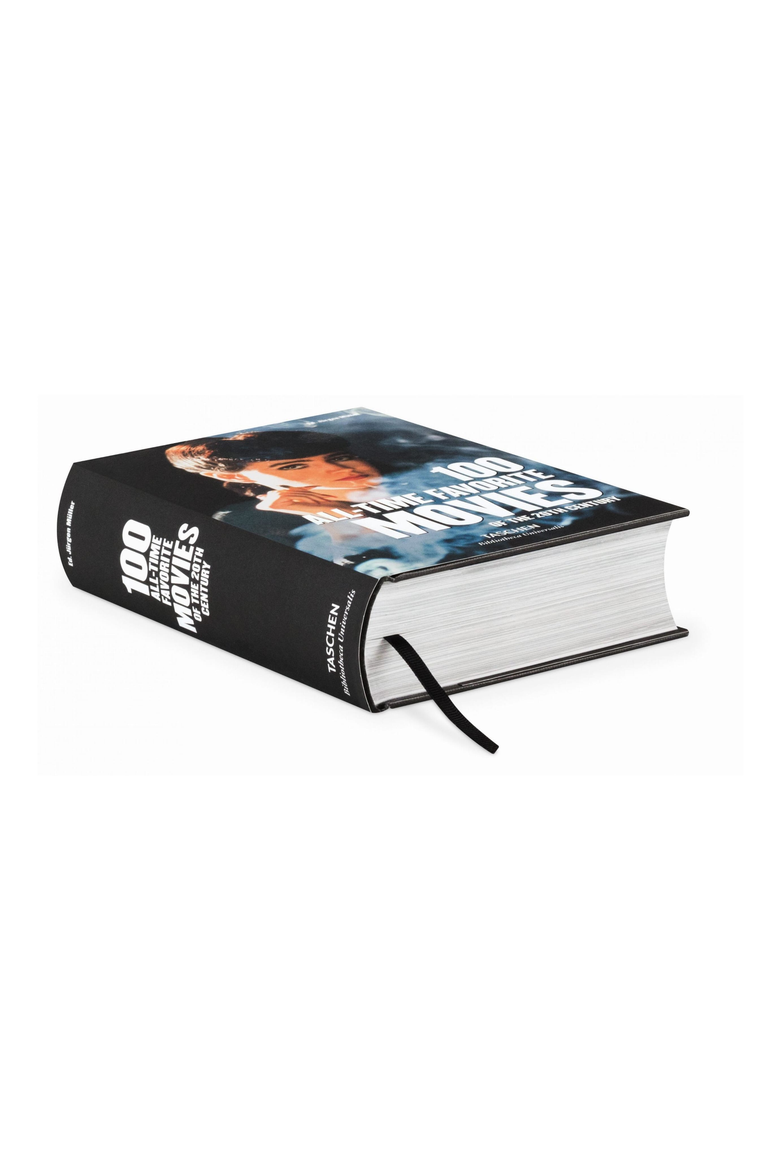 100 All Time Favorite Movies of the 20th Century Book, Alternate, color, Dark Blue / Black