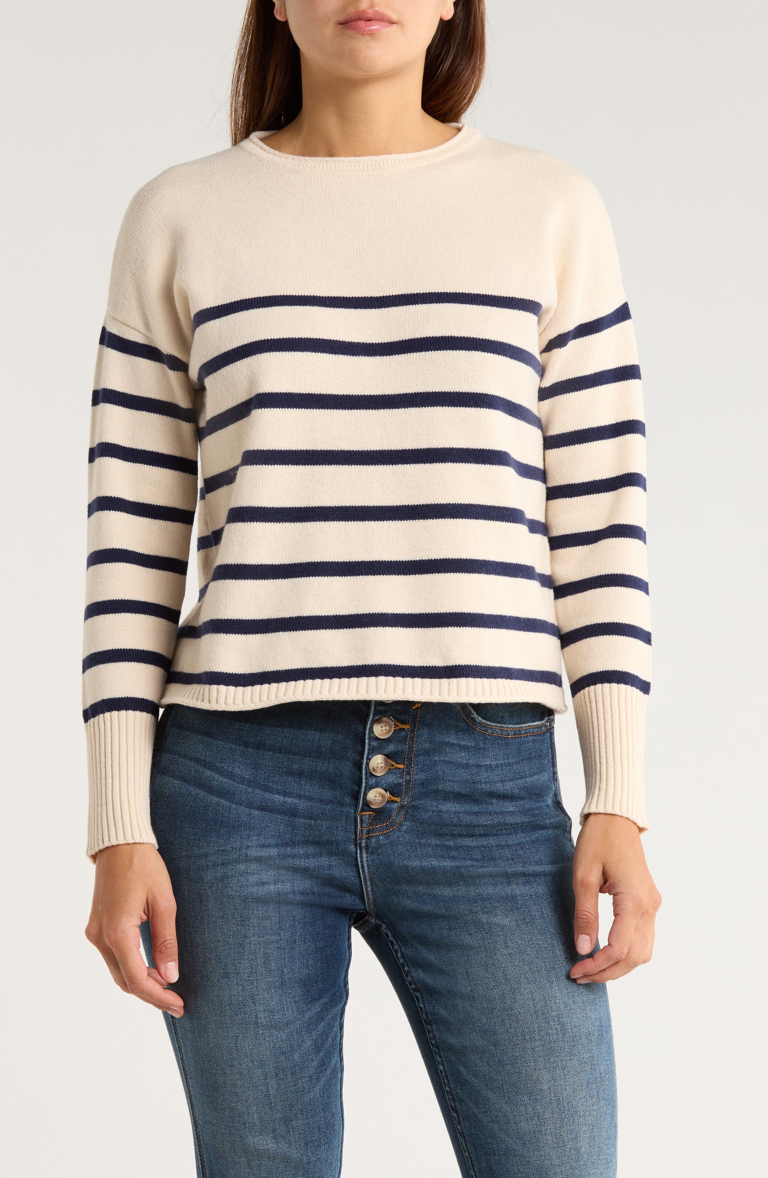 Vigoss Stripe Knit Sweater