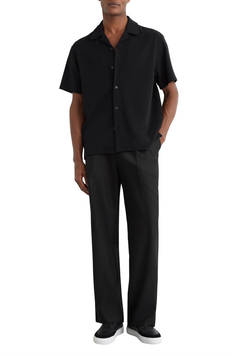 Cedric Camp Shirt, Alternate, color, BLACK