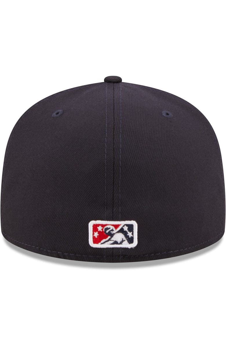 New Era Men's New Era Navy Worcester Red Sox Authentic Collection 59FIFTY Fitted Hat, Alternate, color, 