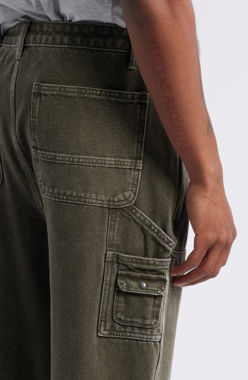 Elwood Relaxed Fit Denim Carpenter Pants In Forest