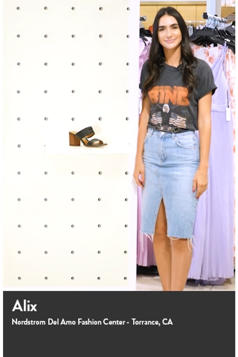 Kalina Block Heel Slide Sandal video