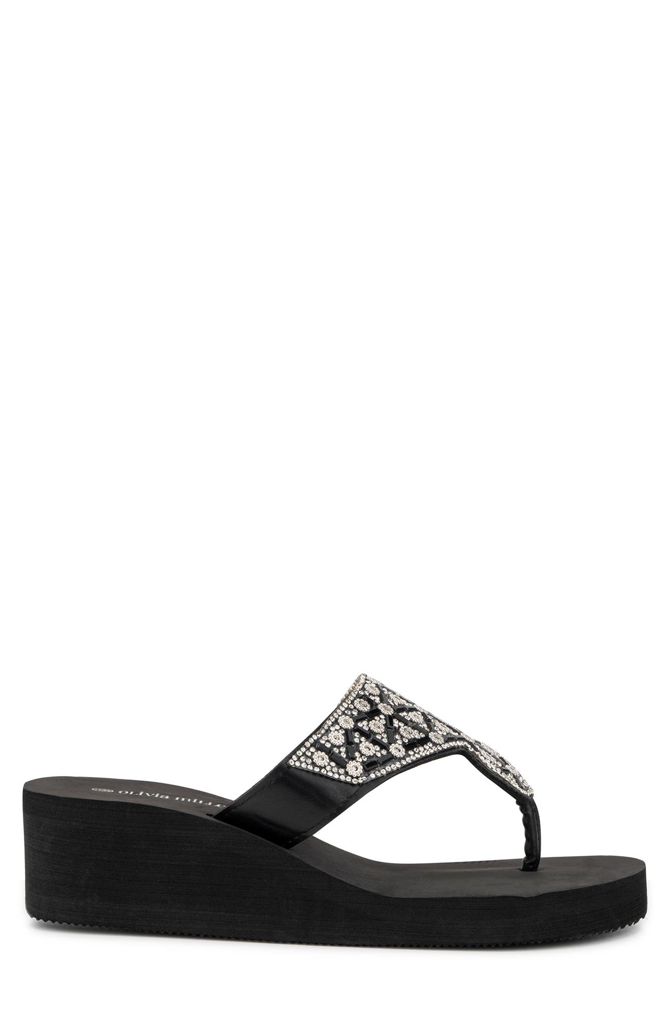 OLIVIA MILLER Batumi Wedge Thong Sandal, Alternate, color, 