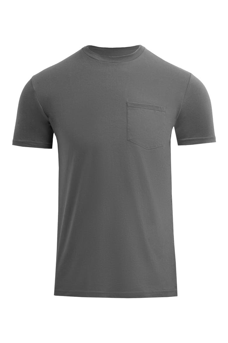 Pocket T-Shirt, Alternate, color, CARBON