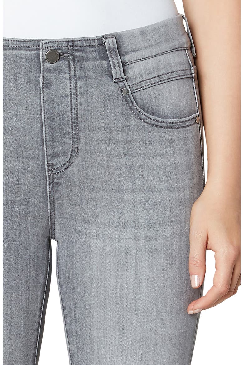 Gia Glider Pull-On Skinny Ankle Jeans, Alternate, color, GRAYSON