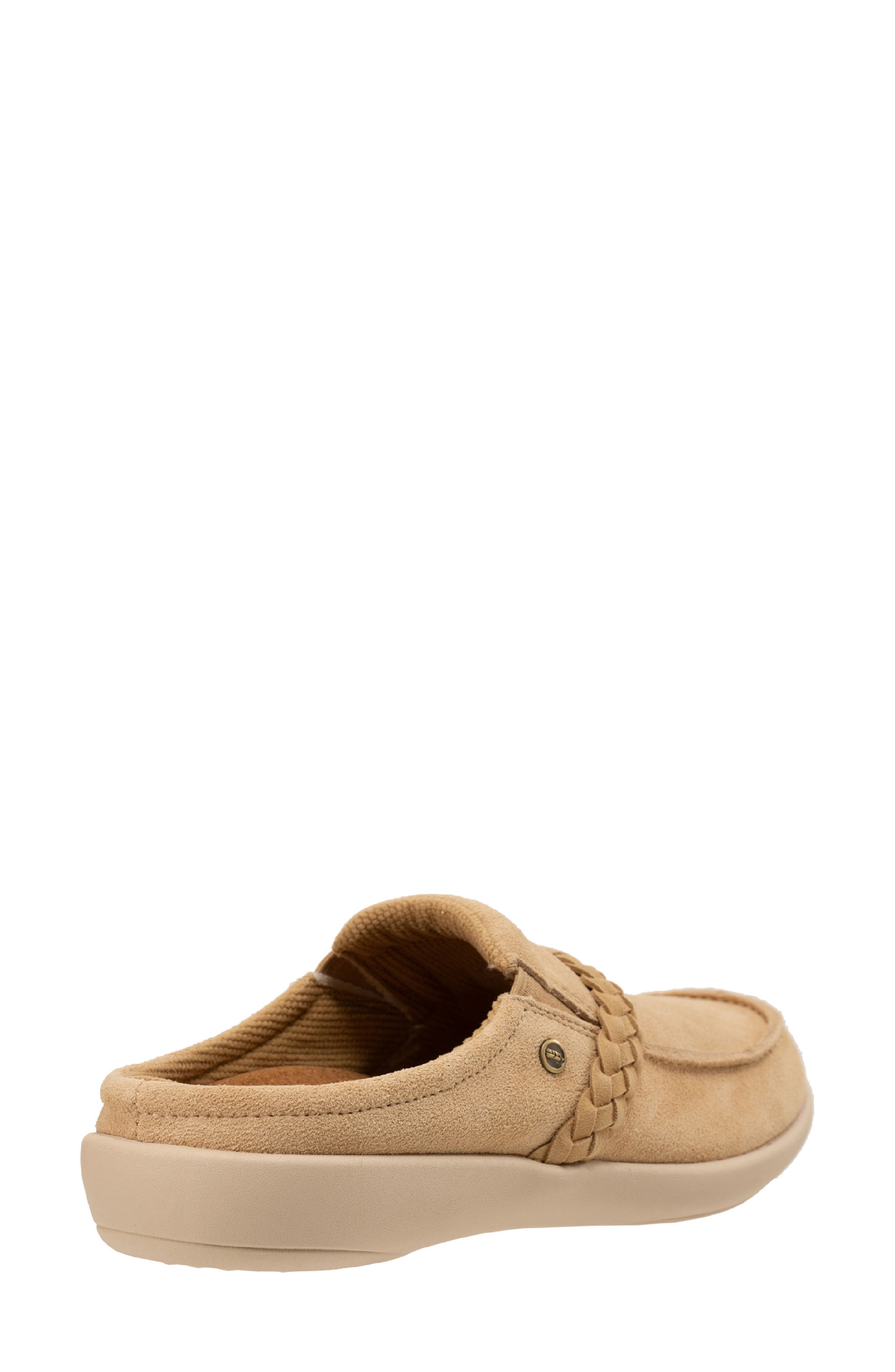 Siesta Braidy Orthotic Mule, Alternate, color, ALMOND BUFF