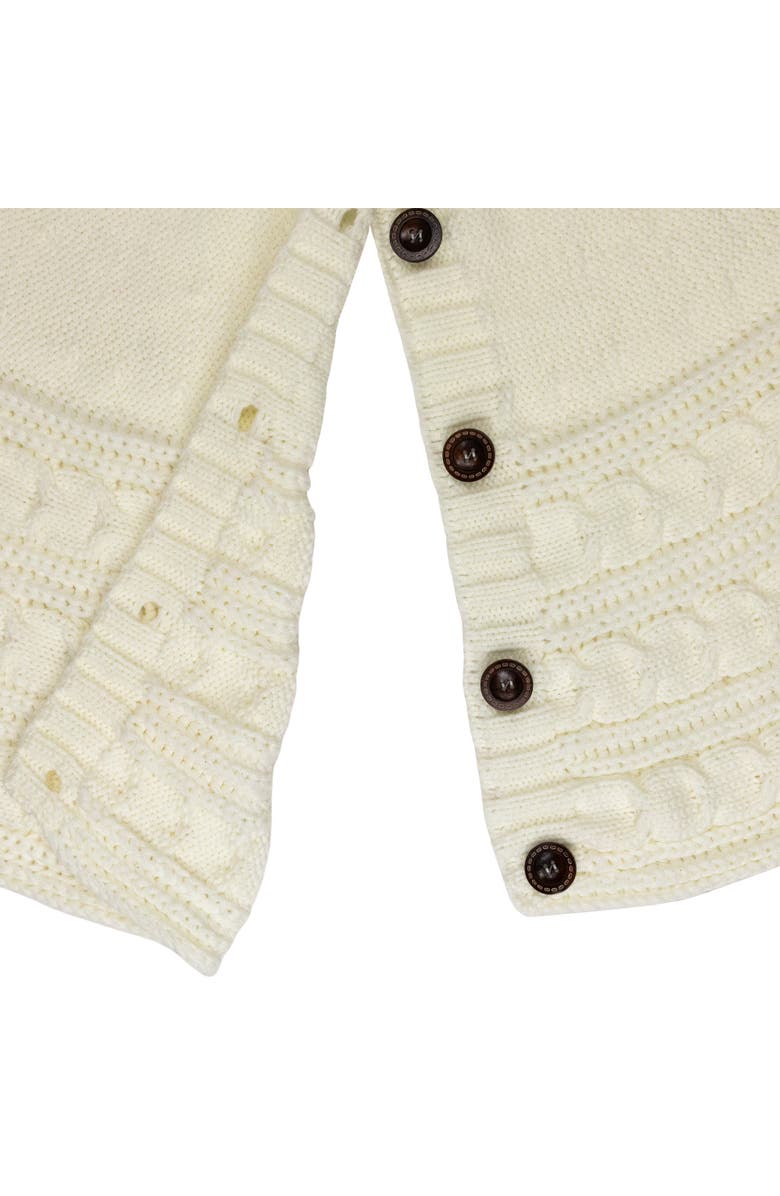 Northlight Knitted Sweater Tree Skirt with Buttons - 60" - Cream, Alternate, color,