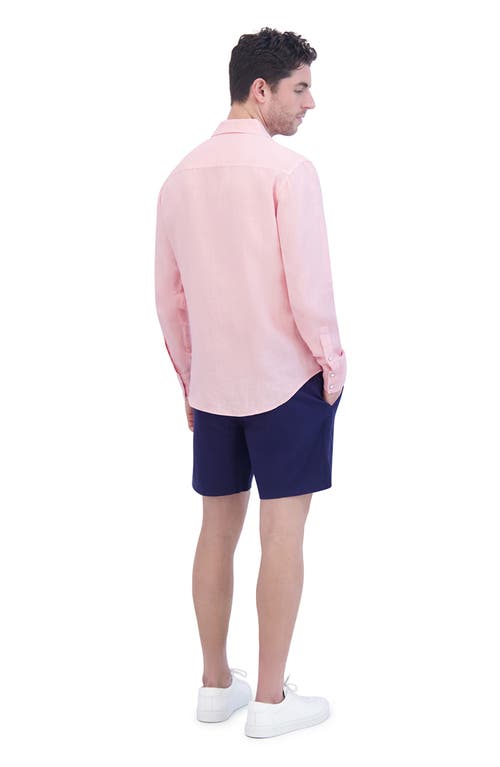 Goodlife Snap Front Shirt In Candy Pink