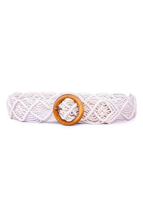 Macrame Braided Belt