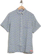 Scotch & Soda Linen Jacquard Button-Up Shirt