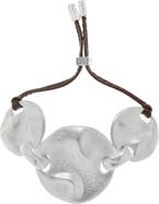 Reiss Ona Leather Cord Bracelet