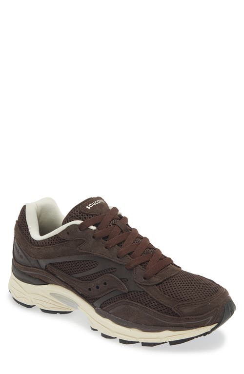Saucony Gender Inclusive Progrid Omni 9 Sneaker In Coffee/cream