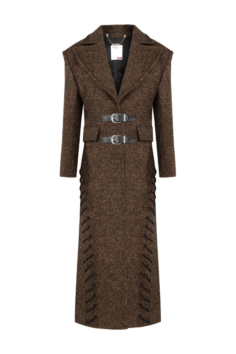 Cashmere & Wool Blend Your *Itch Cashmere Blend Long Overcoat, Alternate, color, Brown