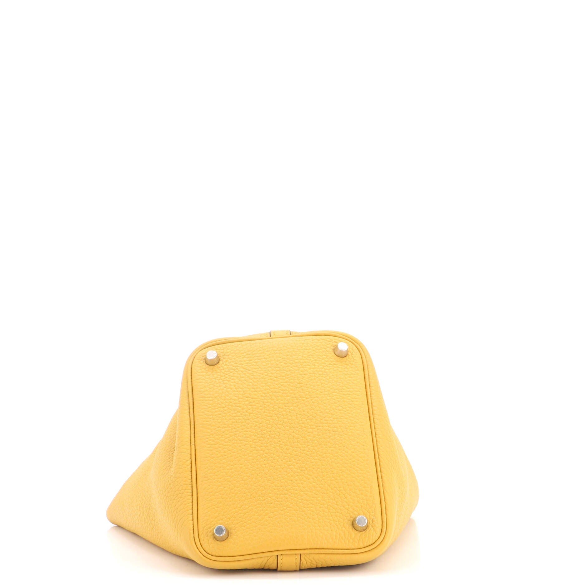Eclat Picotin Lock Bag Clemence PM, Alternate, color, Yellow