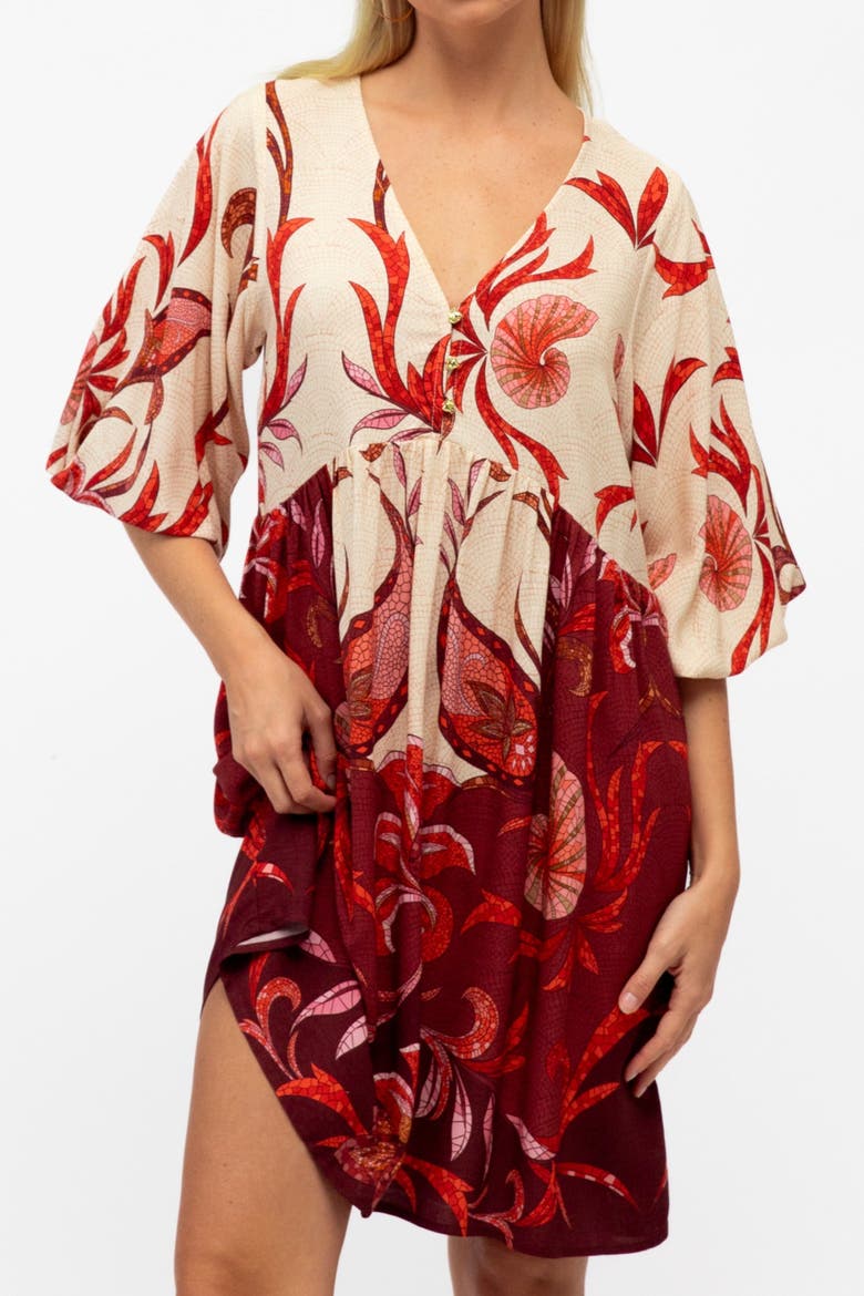 Kindred Spirits Short Dress, Alternate, color, Red