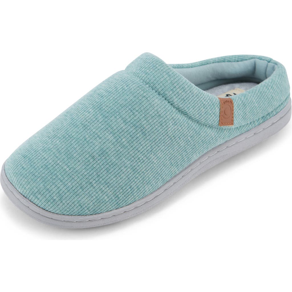 Floopi Sydney Ribbed Slipper In Green