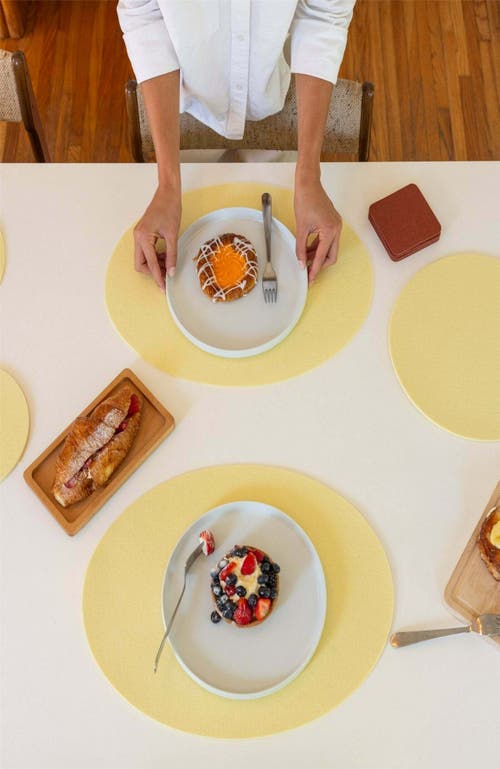 GRAF & LANTZ GRAF LANTZ MERINO WOOL OVAL PLACEMAT