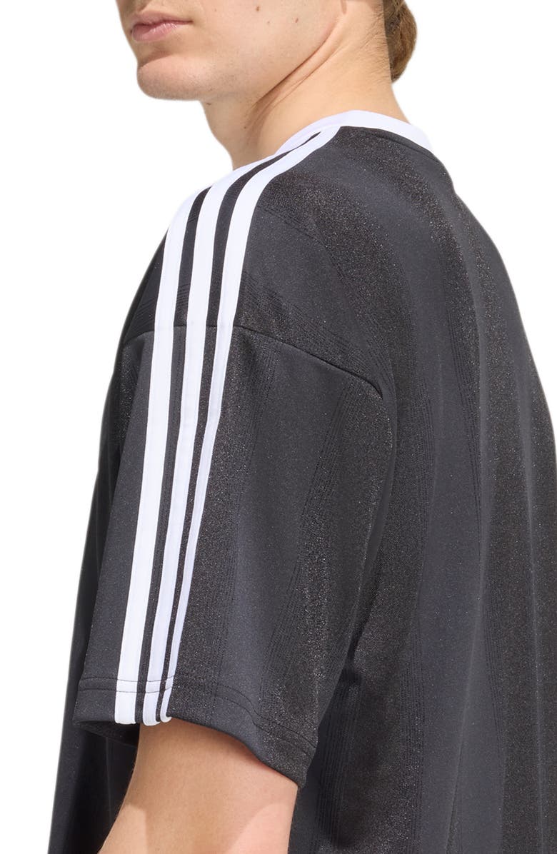 adidas Adicolor Recycled Polyester Jacquard Jersey, Alternate, color, Black