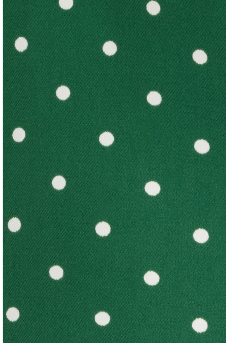 Polka Dot Halter Neck Midi Dress, Alternate, color, GREEN POLKA DOT