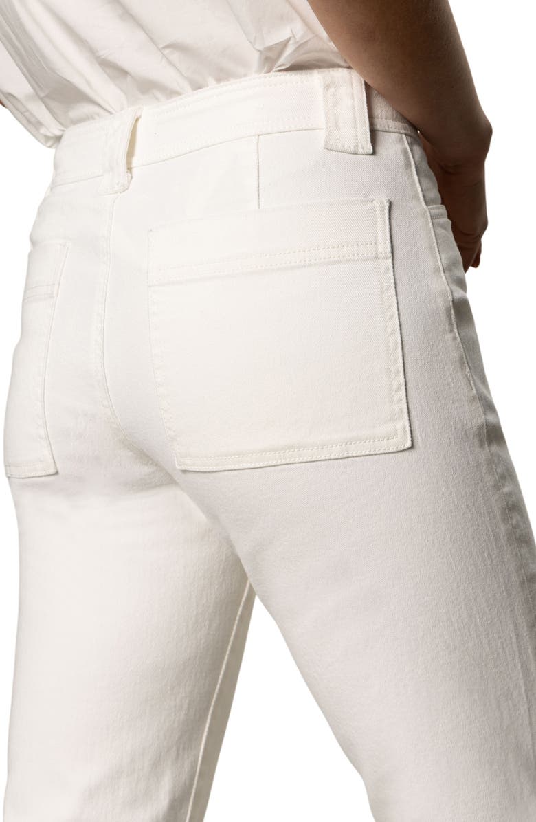 Sanctuary Luna High Waist Kick Crop Jeans, Alternate, color, Bleached White