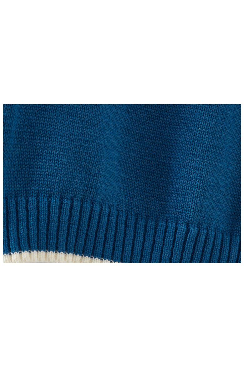 Organic Cotton Nordic Knit Pullover, Alternate, color, Fjord Blue