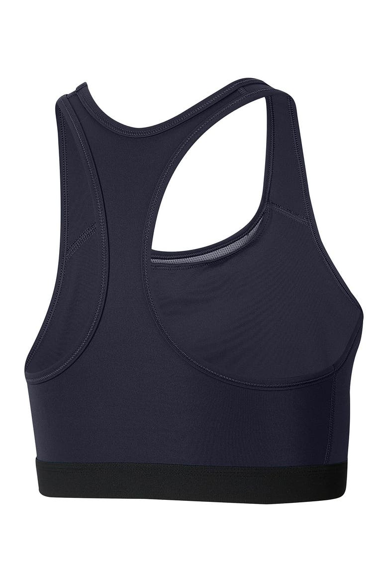 Dri-FIT Swoosh Racerback Sports Bra, Alternate, color, OBSIDN/WHITE