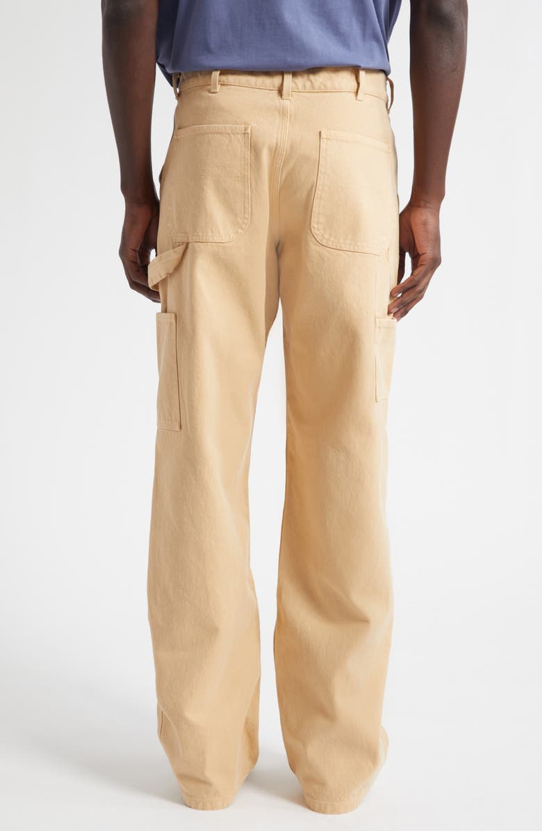 Sky High Farm Workwear Gender Inclusive Canvas Carpenter Pants, Alternate, color, Beige
