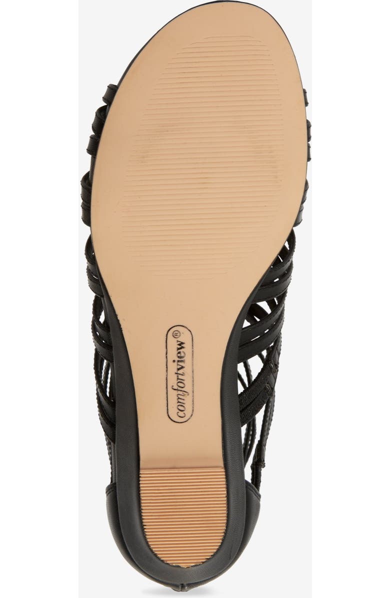 Comfortview The Helen Sandal, Alternate, color, Black