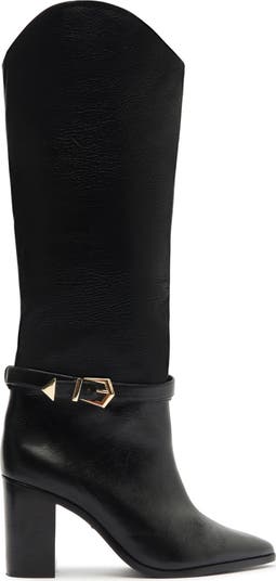 Maryana Pointed Toe Knee High Boot