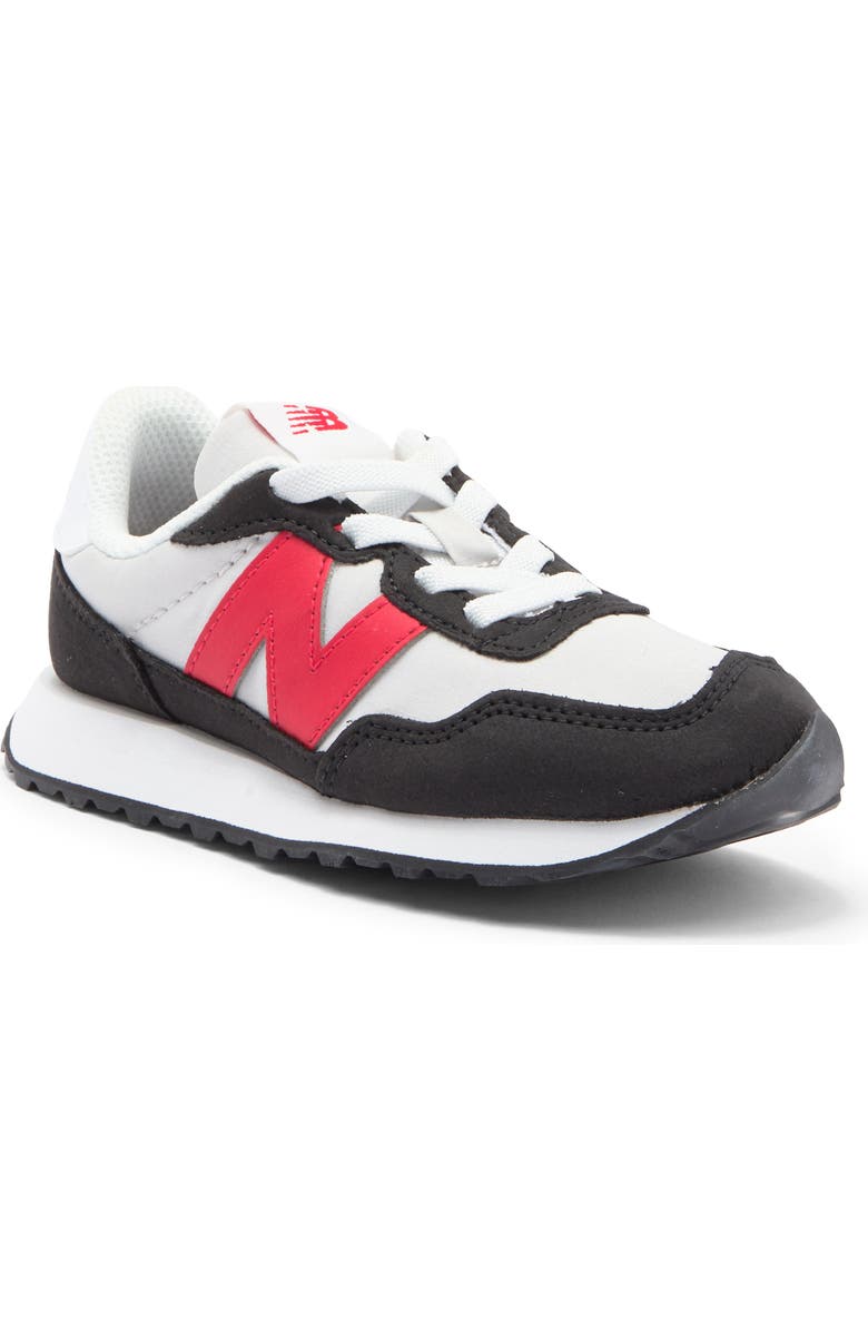 New Balance Kids' 237 Sneaker, Main, color, Grey Matter/ True Red