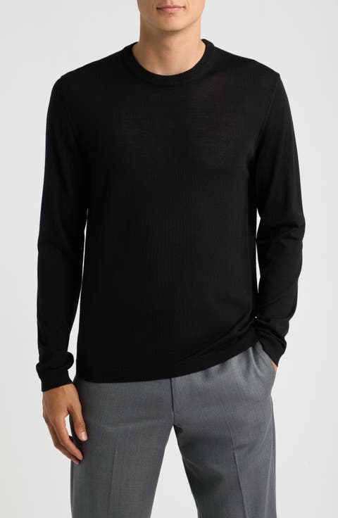 Wool & Silk Crewneck Sweater