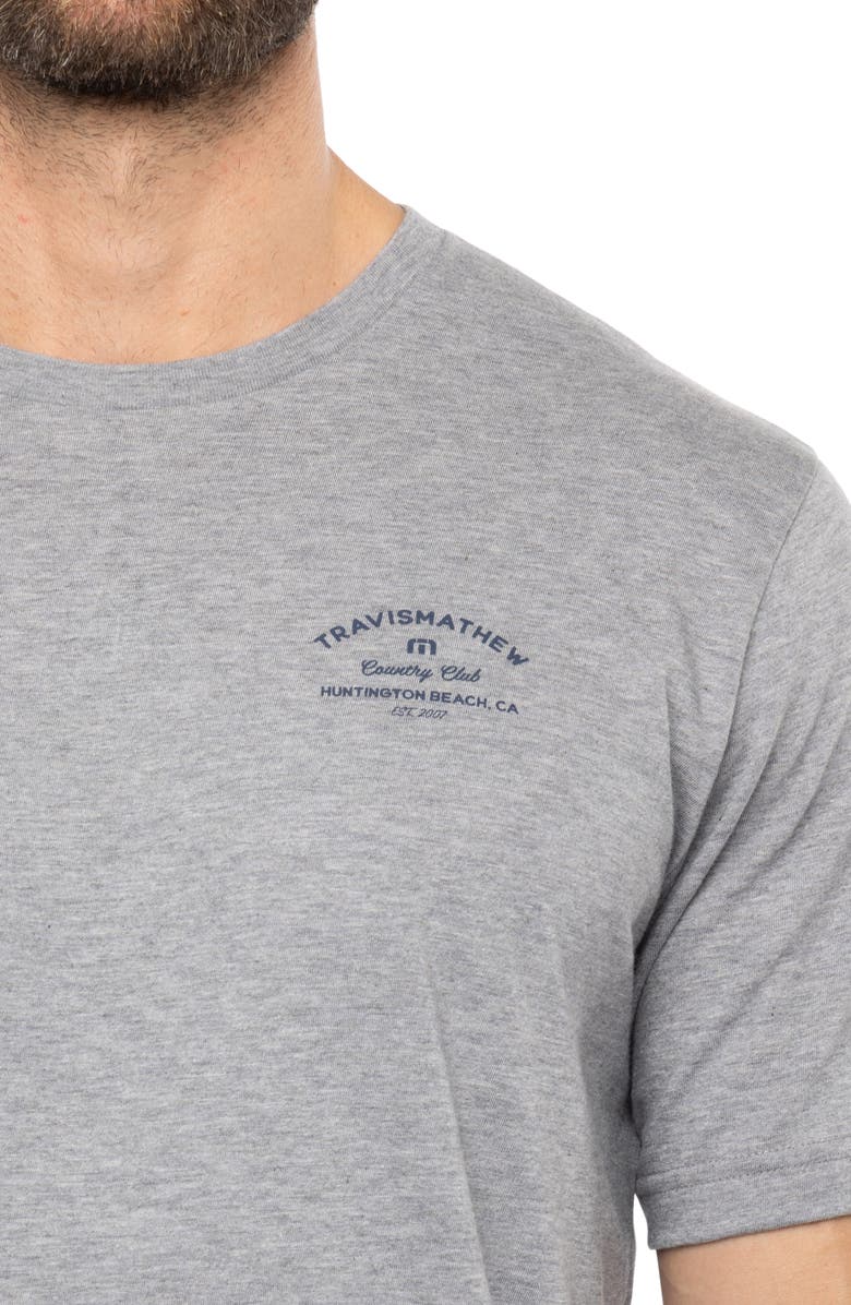 TravisMathew Seeing Double Cotton Graphic T-Shirt, Alternate, color, Heather Grey