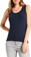 NIC+ZOE Perfect Knit Rib Scoop Neck Tank