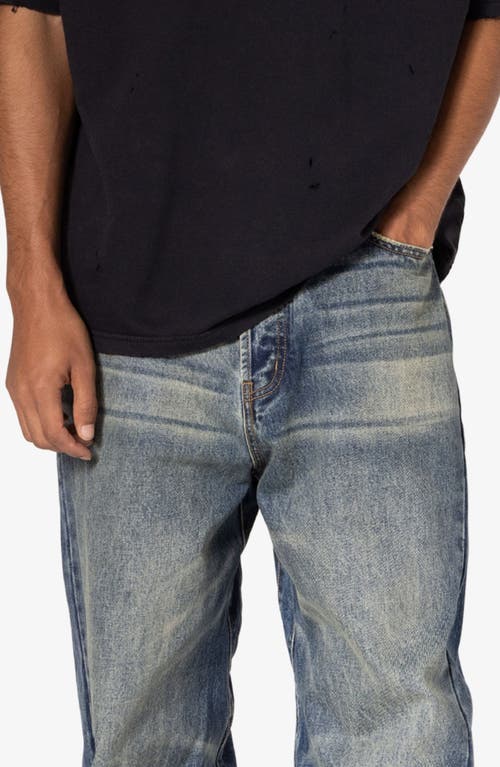 Mnml Ultra Baggy Washed Up Jeans In Blue