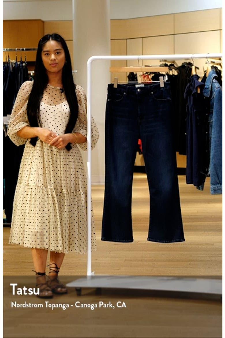 Le Crop Mini Bootcut Jeans video