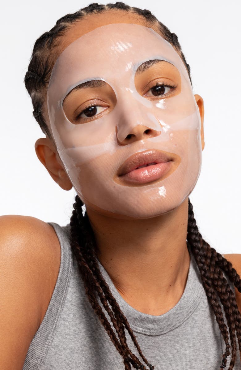 LOOPS Dew Cloud Ultra Hydrating Hydrogel Face Mask, Alternate, color, White