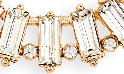 Tasha Cz Baguette Ring Drop Earrings In Gold