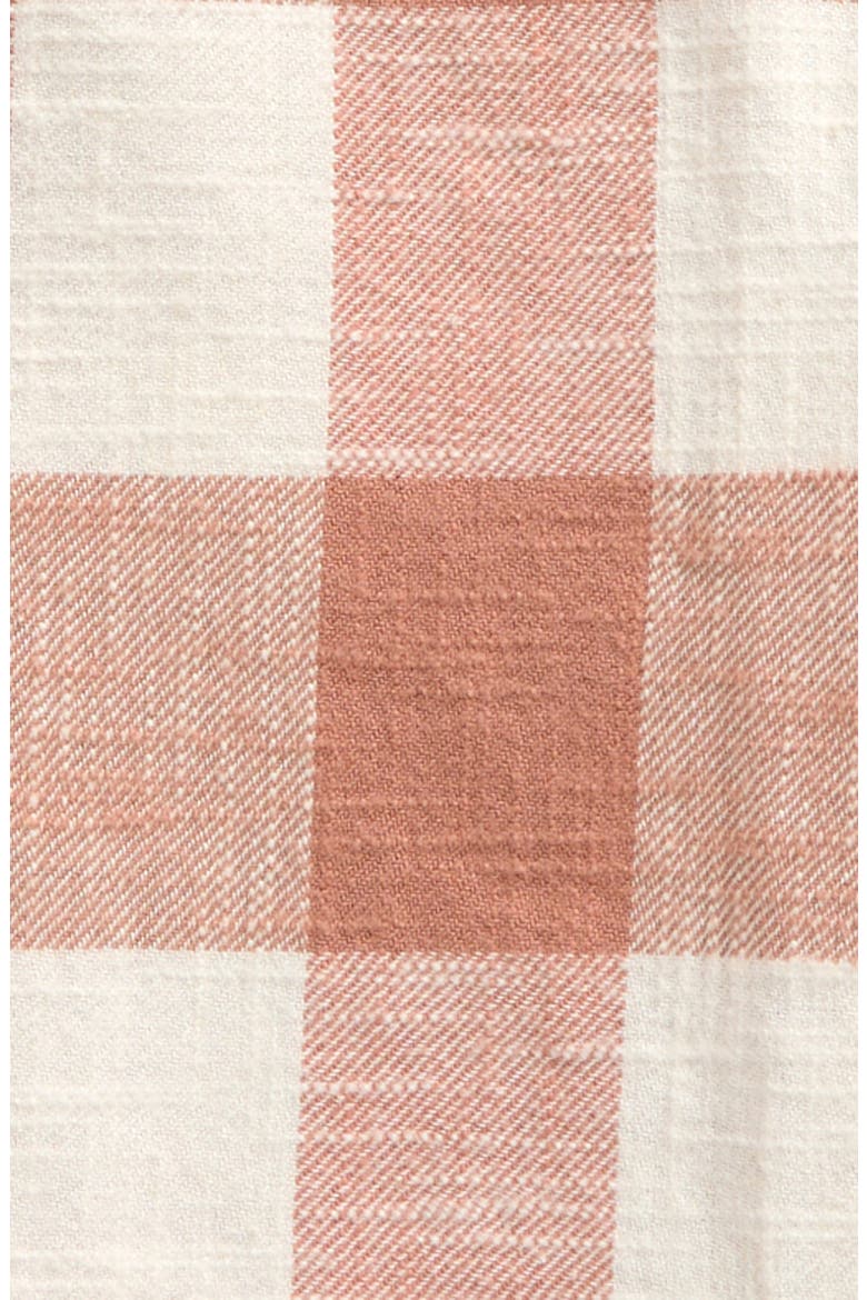 Kids' Buffalo Check Flannel Button-Up Shirt, Alternate, color, BROWN