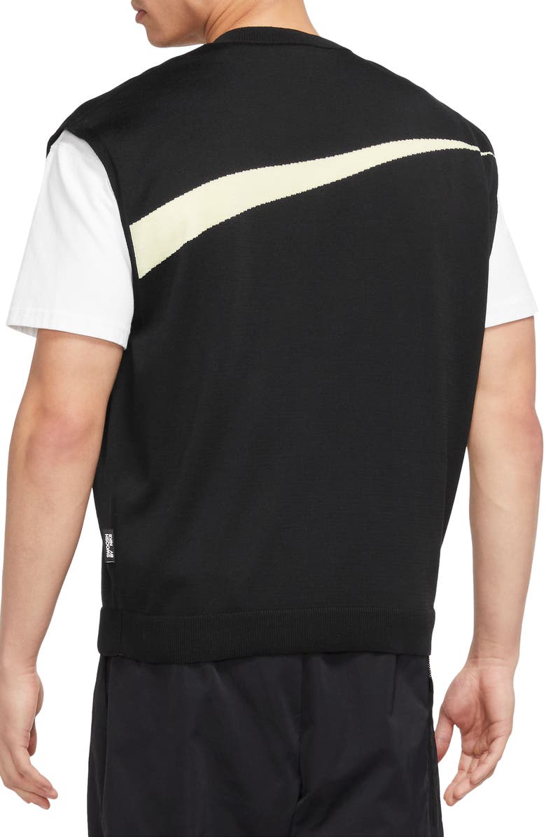 Nike Swoosh Graphic Sweater Vest, Alternate, color, 