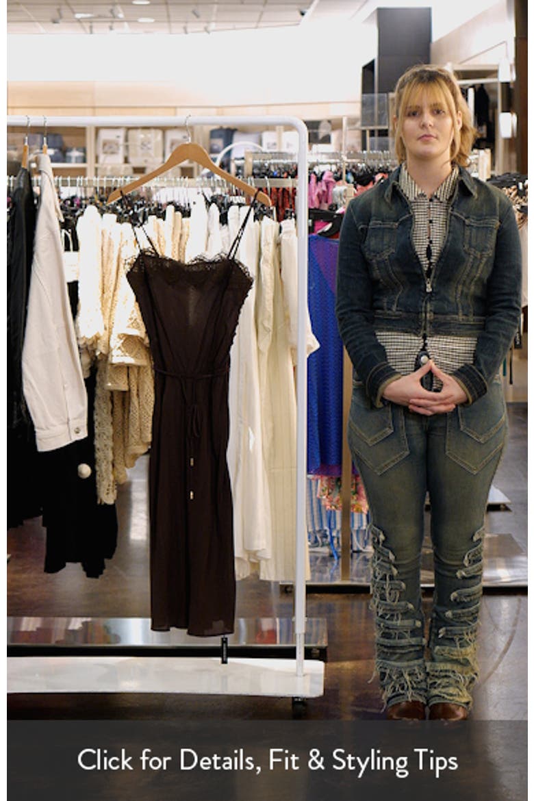 Tabitha Lace Trim Midi Dress video