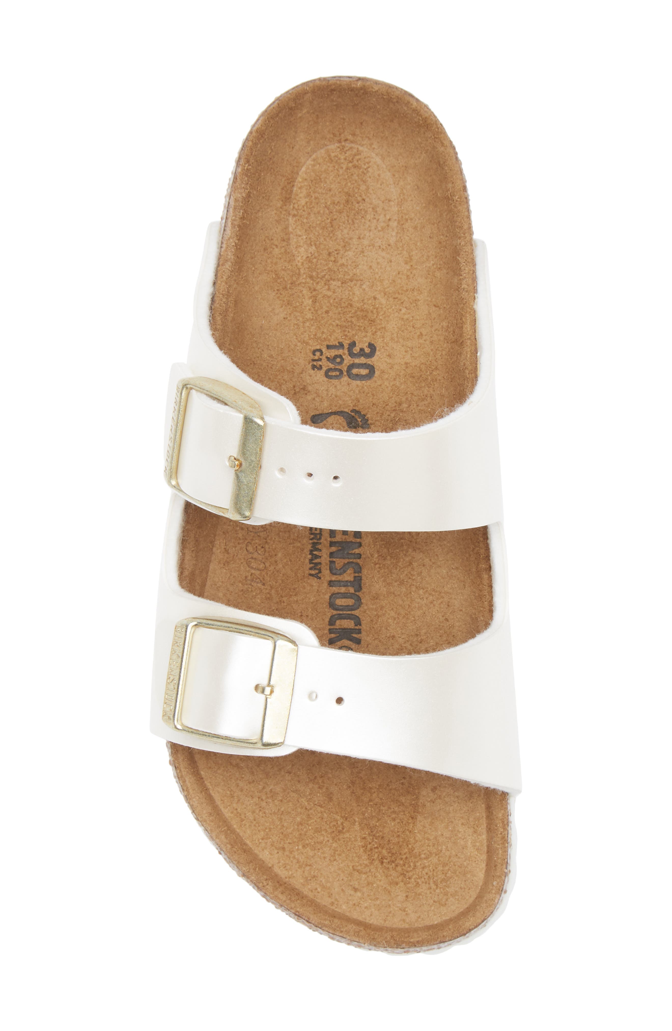 Birkenstock Kids' Arizona Slide Sandal, Alternate, color, White