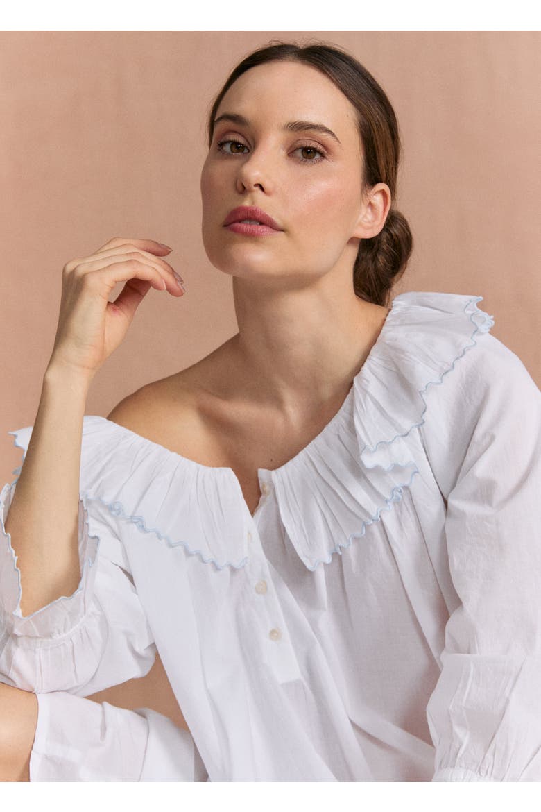 Pandora Nightdress, Alternate, color, Blue