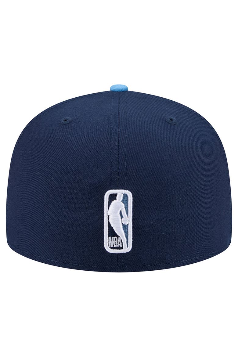 Men's New Era Navy Memphis Grizzlies Two-Tone 59FIFTY Fitted Hat, Alternate, color, Navy