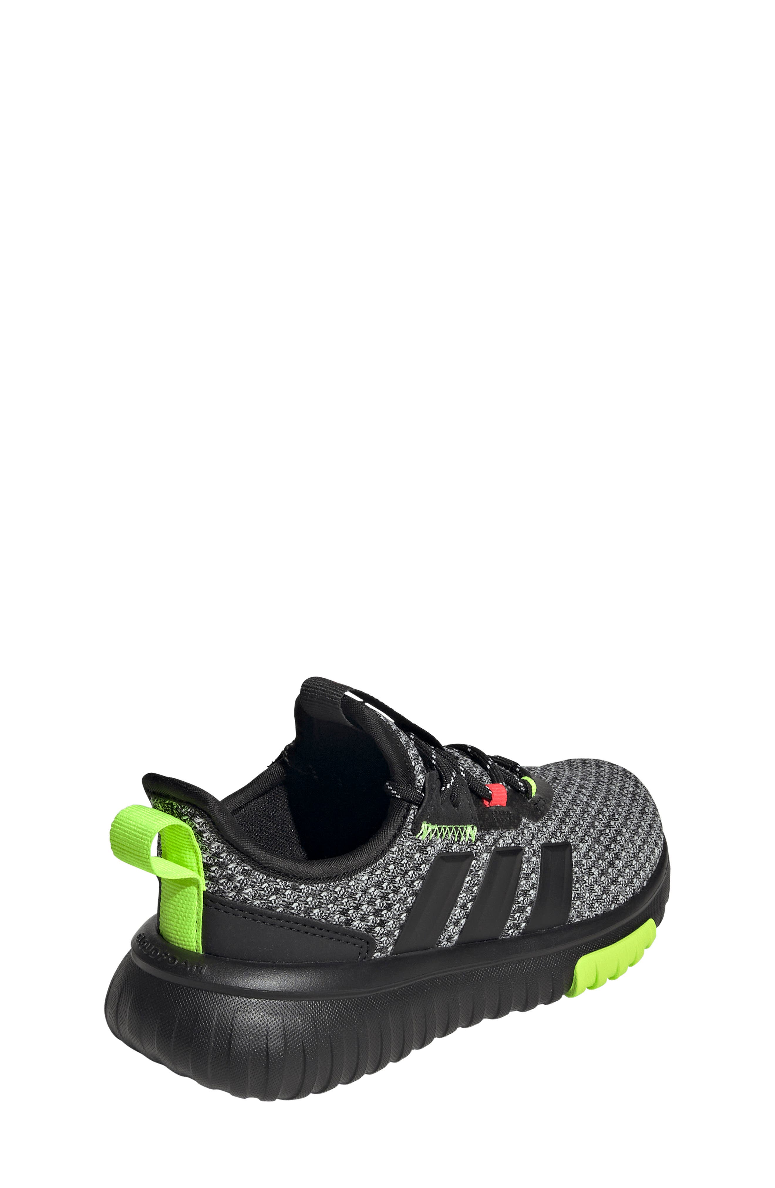 adidas Kids' Kaptir Flow 4.0 Sneaker, Alternate, color, Core Black/ Lucid Lemon