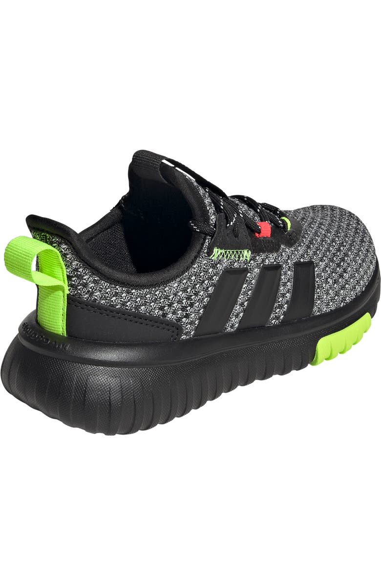 adidas Kids' Kaptir Flow 4.0 Sneaker, Alternate, color, Core Black/ Lucid Lemon