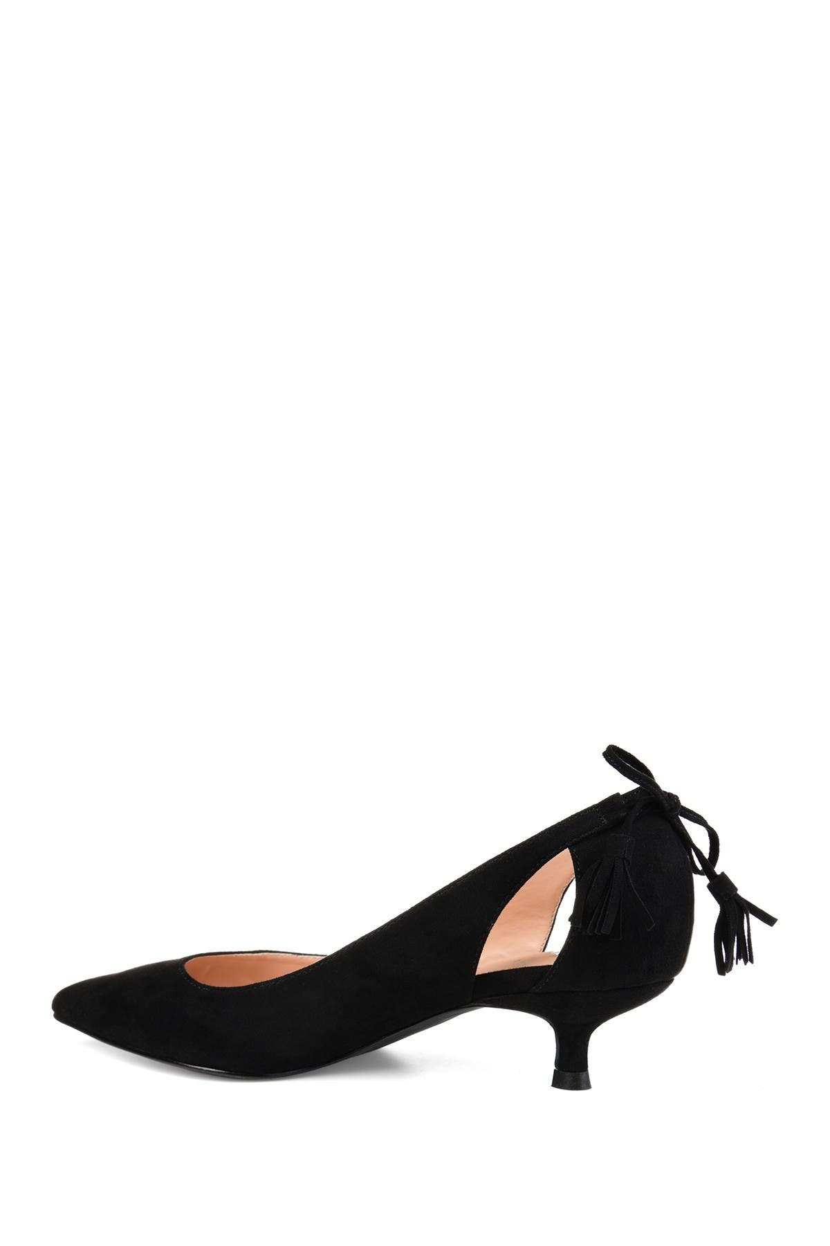 Journee Collection JOURNEE Bindi Kitten Heel Pump, Alternate, color, Black
